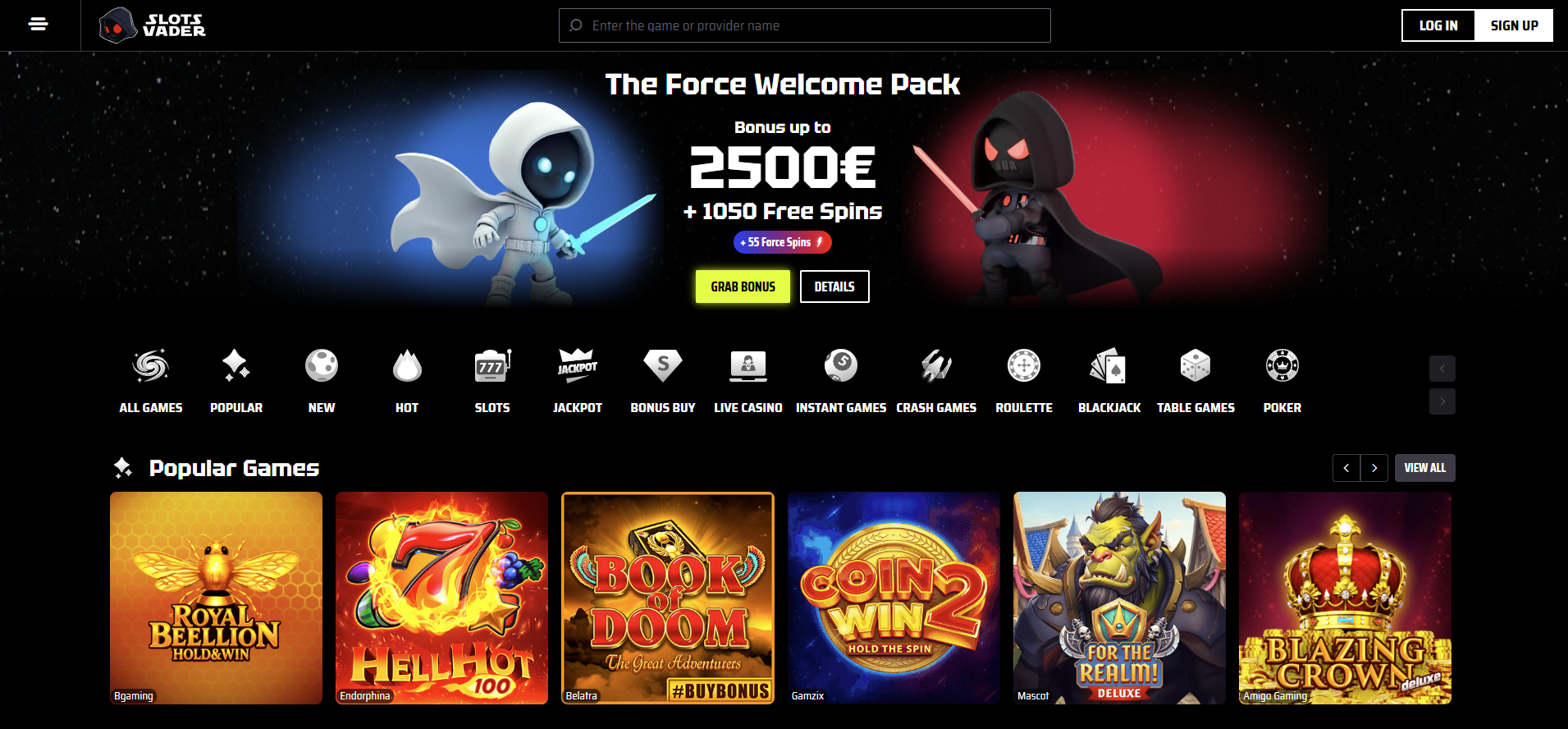 name: slotsvader-casino, alt: SlotsVader Best Online Casino Switzerland, title: SlotsVader Best Swiss Online Casino