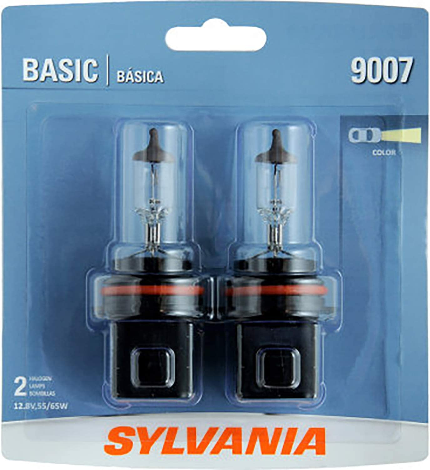SYLVANIA 9007.BP2 9007 Basic Halogen Headlight Bulb