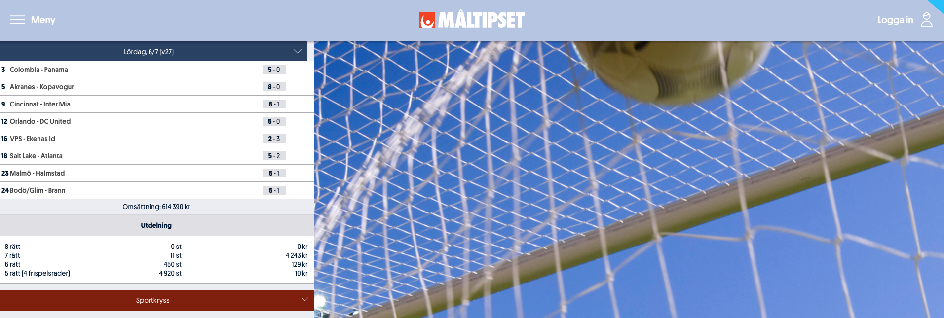 Måltipset av svenska spel