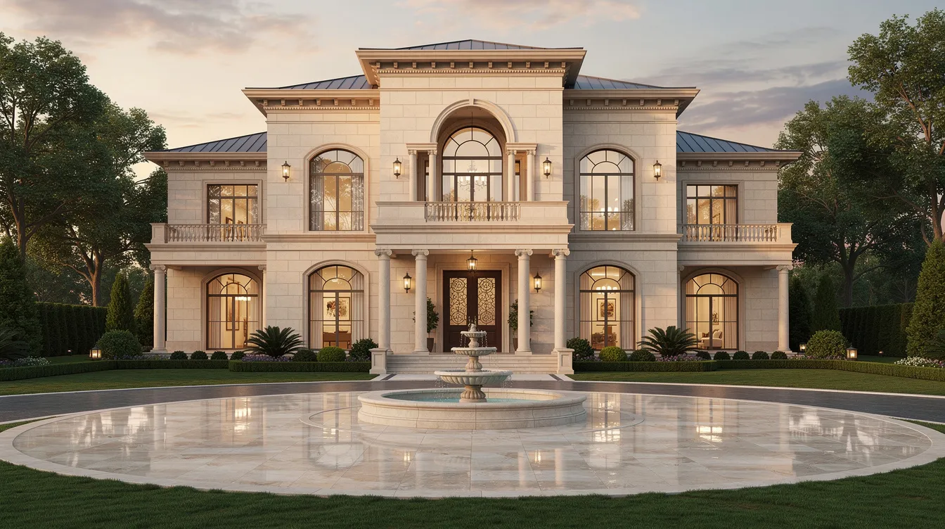 The image depicts an elegant mansion surrounded by lush greenery and a well-manicured lawn, symbolizing wealth and estate planning. This luxurious property may generate rental income and has potential tax implications regarding estate taxes and trust taxation for its owners.