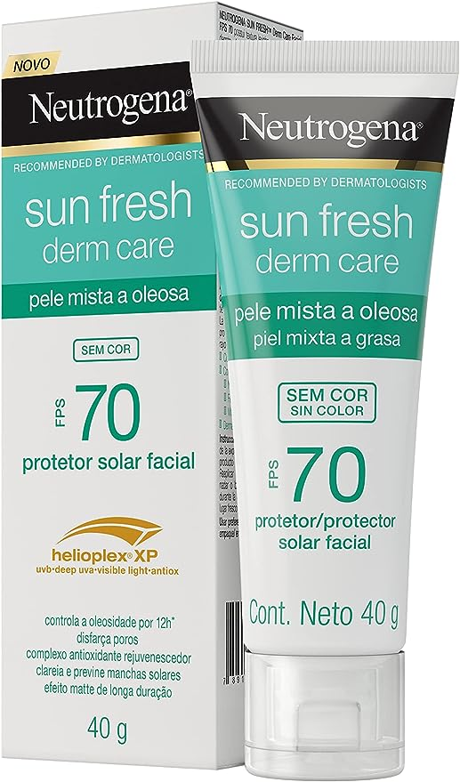 Neutrogena Sun Fresh Derm Care. Fonte da imagem: site oficial da marca. 
