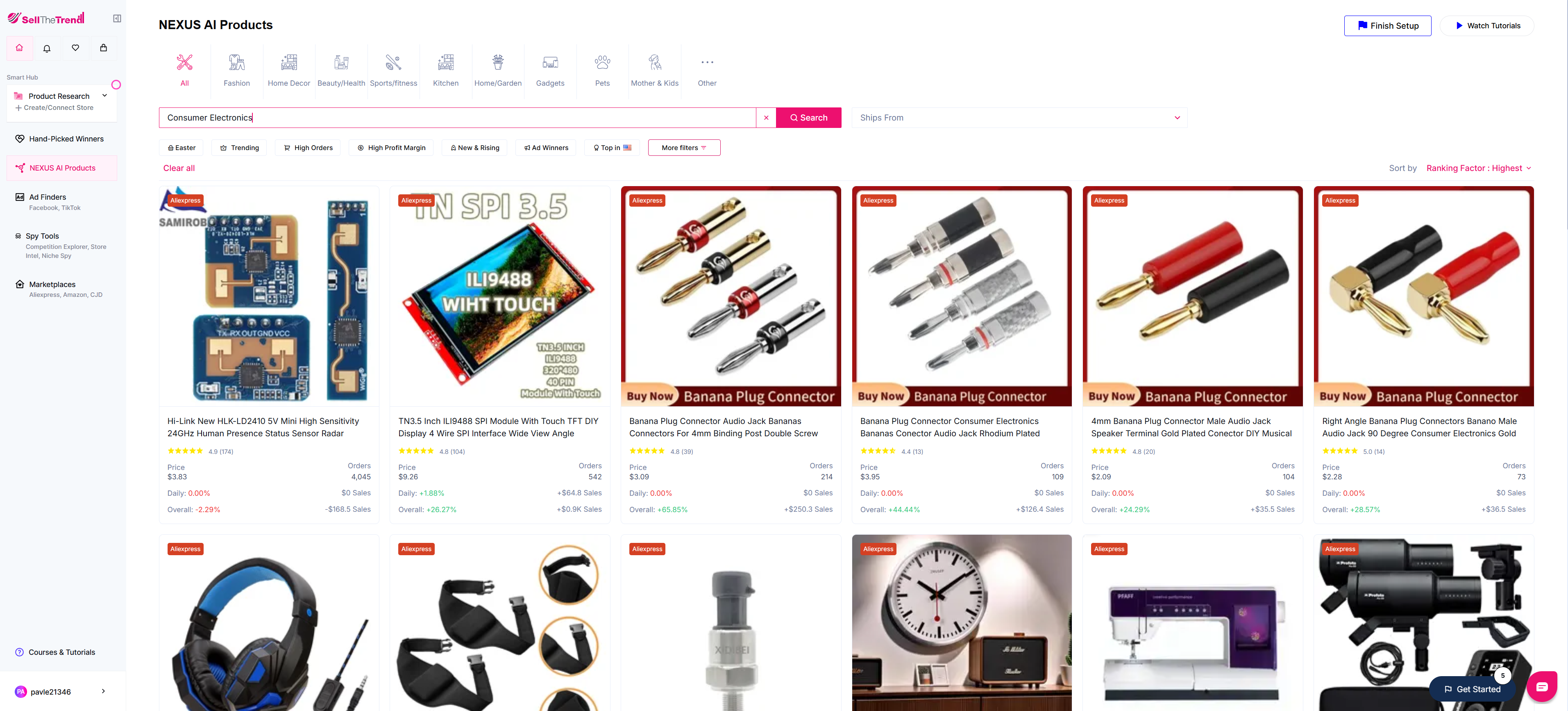 using sell the trend to dominate the consumer electronics market