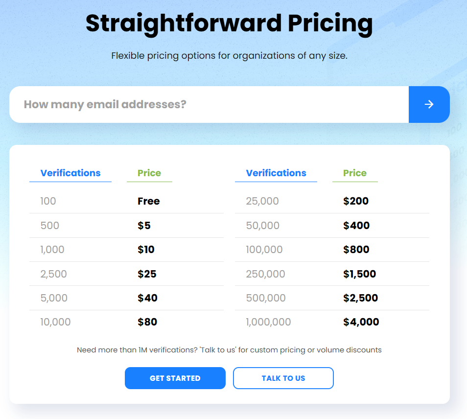 Kickbox official pricing page
