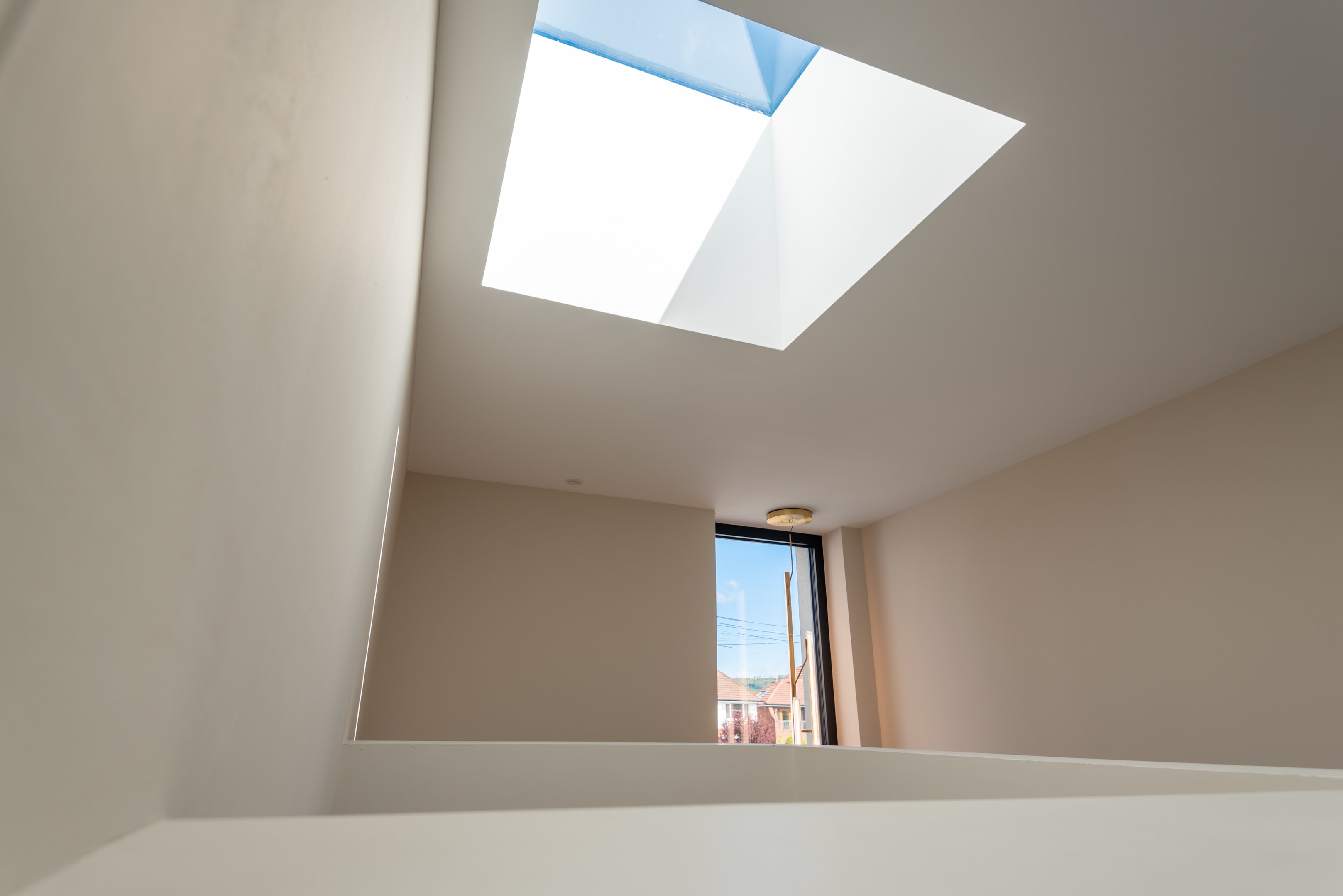 rooflight in a hallway 