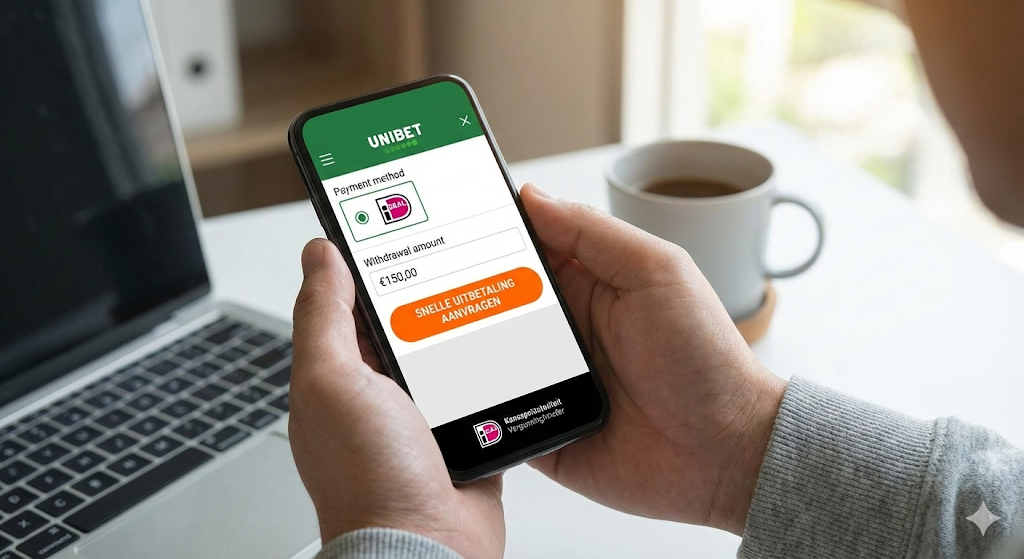 iDEAL als betaalmethode bij een online bookmaker – snelle uitbetaling aanvragen via directe bankkoppeling in je eigen bankomgeving, met veilige transacties en ondersteuning bij legale Nederlandse bookmakers.