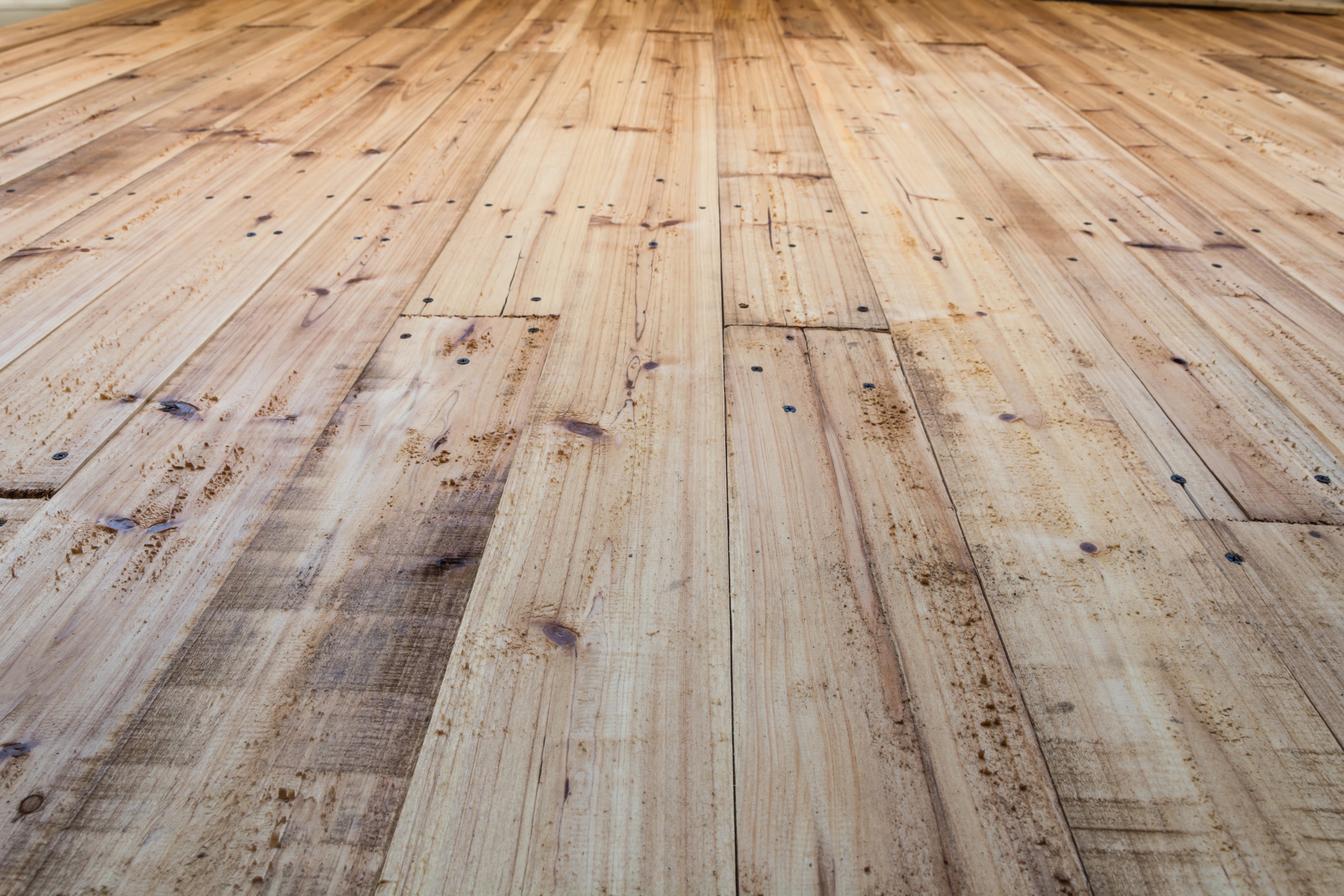 pine wood floor