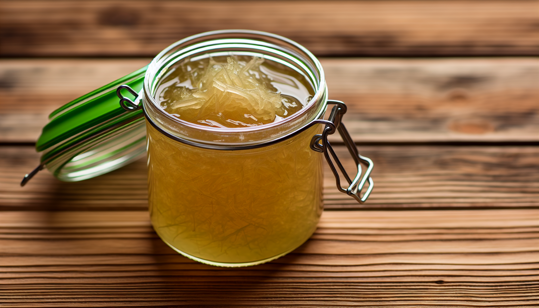 Jar of homemade sea moss gel