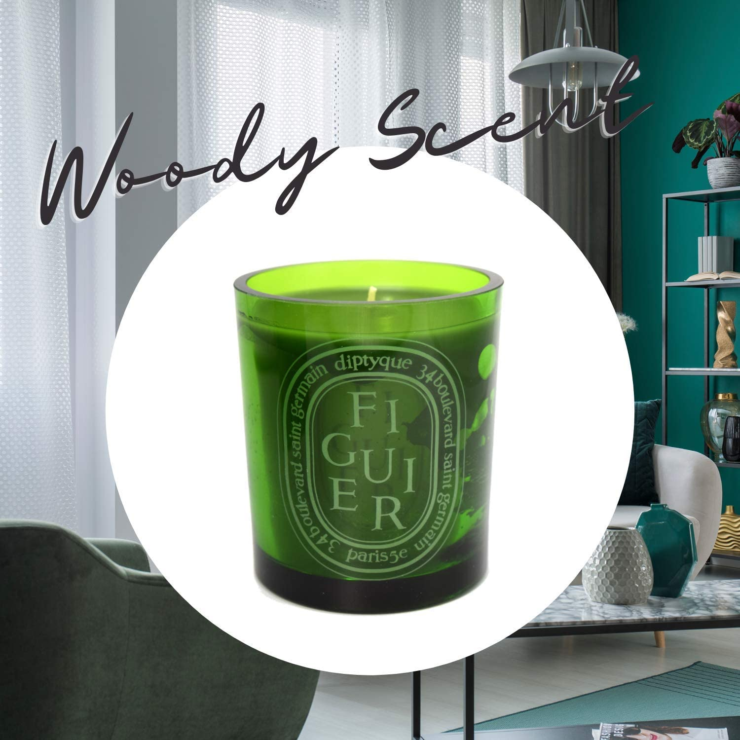 Diptyque Green Figuier Scented Candle