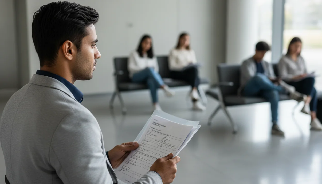 Choosing reservation style for dummy ticket visa file