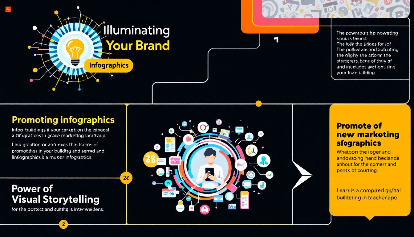 An infographic illustrating strategies for promoting your infographic.