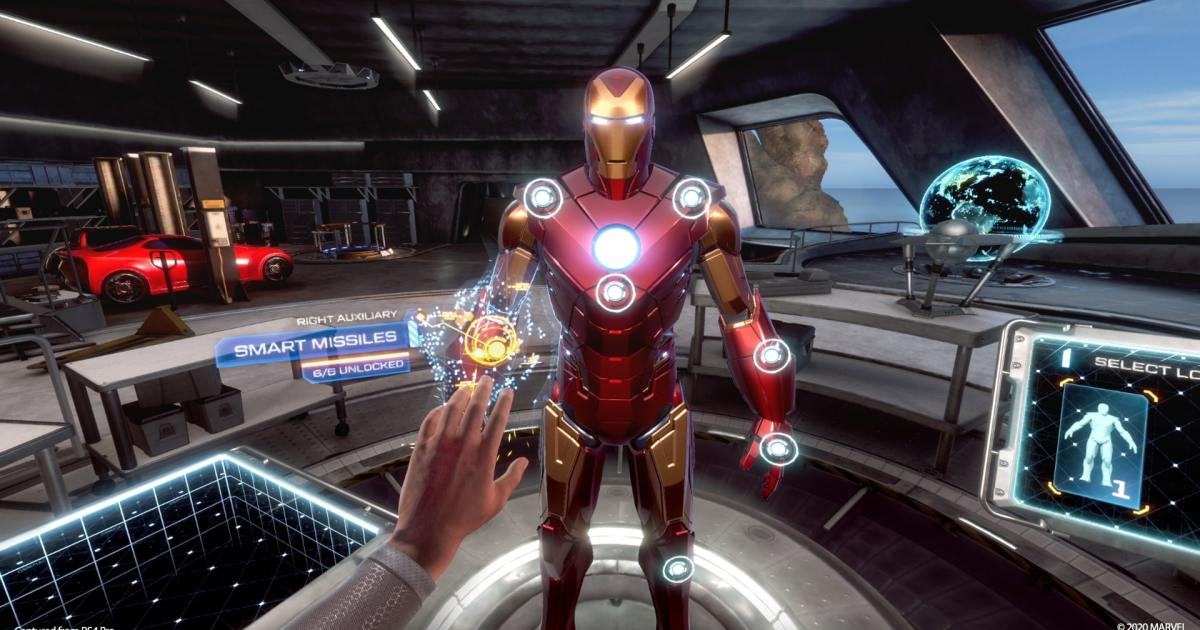 Iron Man VR Game Shooting enemies