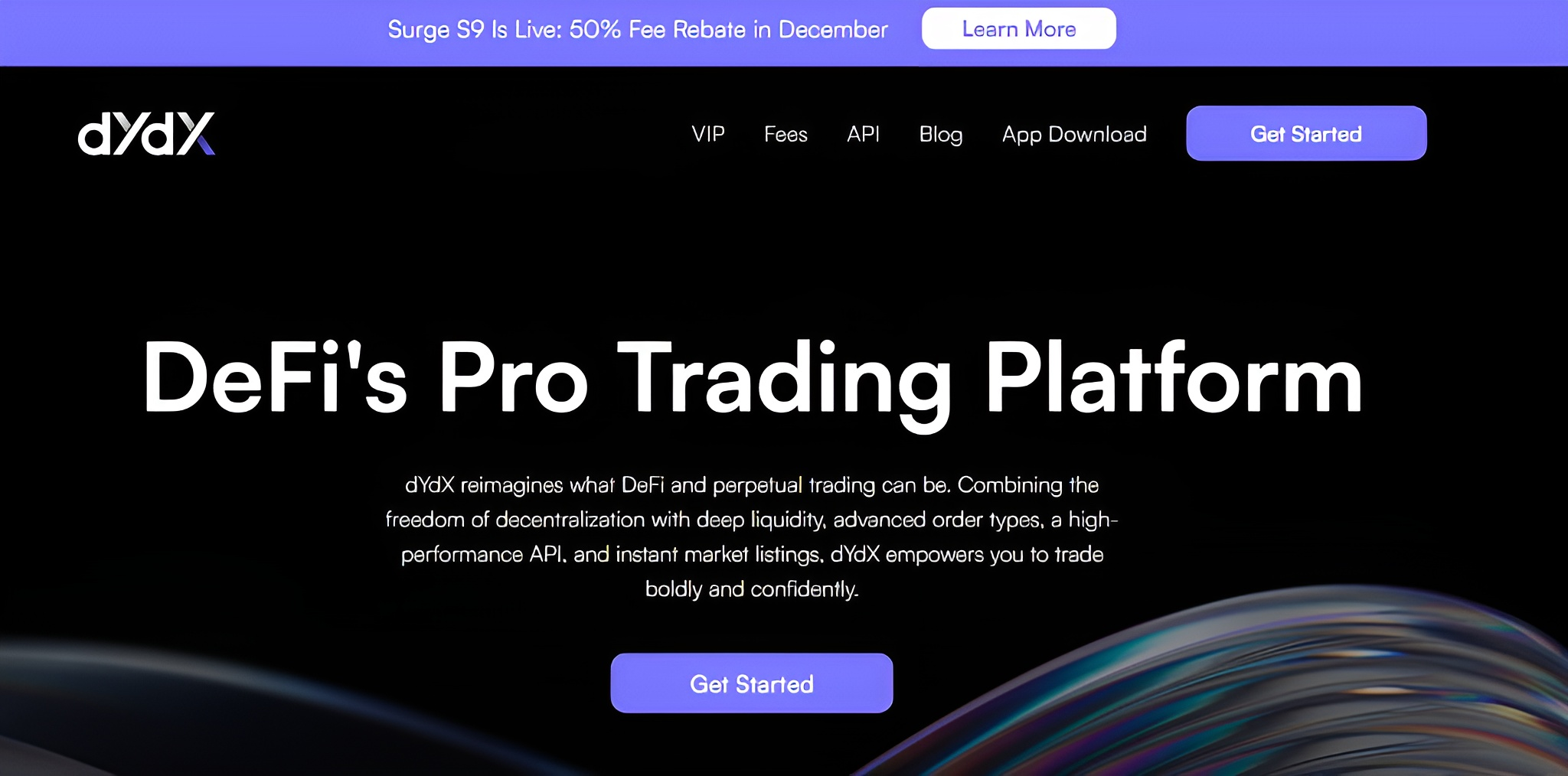 dYdX - No KYC Crypto Exchange