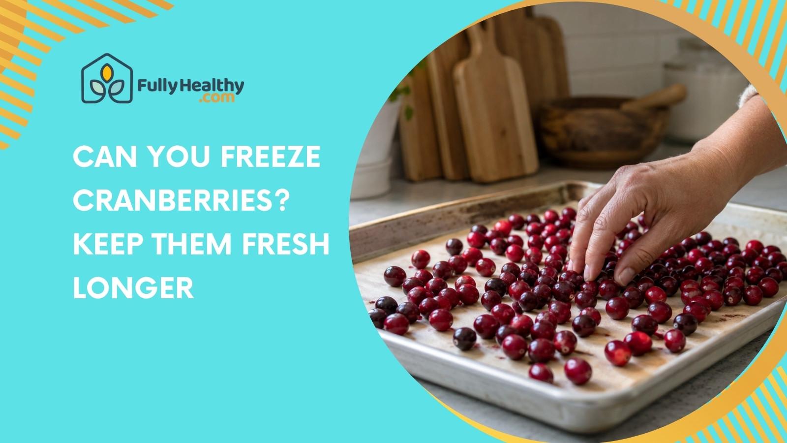 Can You Freeze Cranberries? Keep Them Fresh Longer