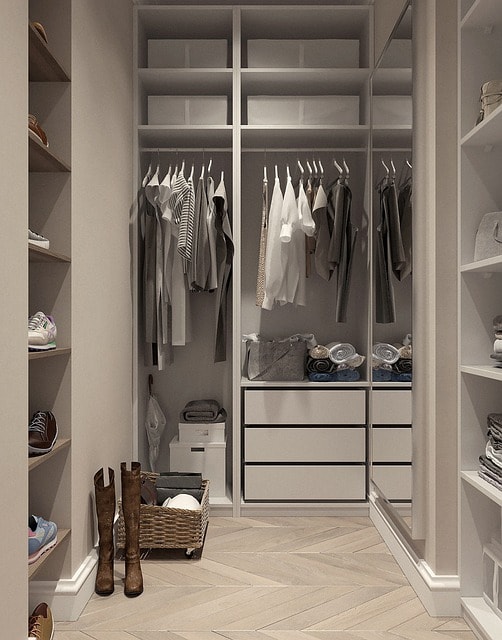 closet, visualization, interior design