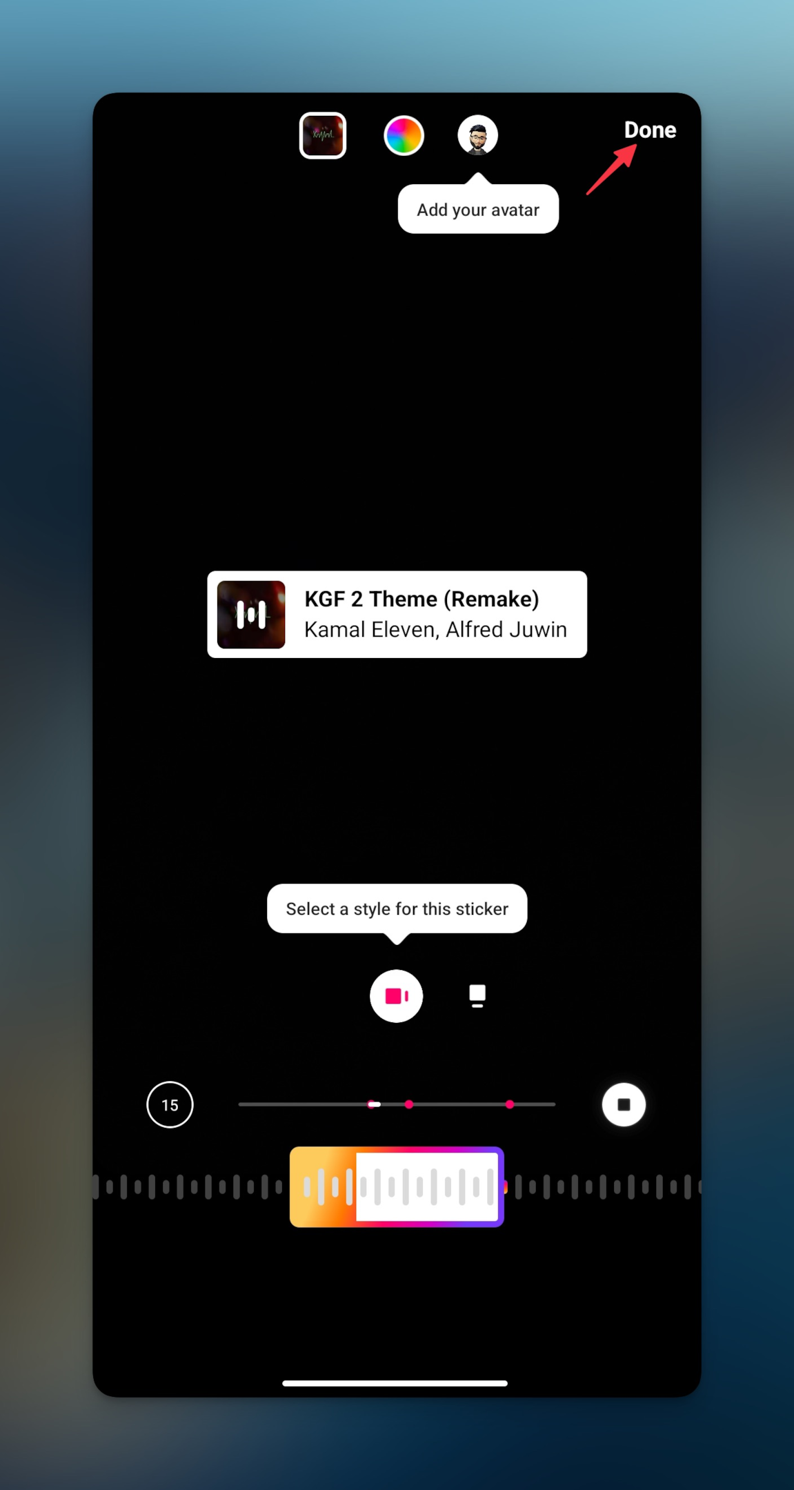 Remote.tools shows how to customize the video speed & music portion for Instagram stories with music