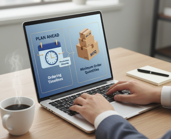 Ordering Timelines and Minimum Order Quantities
