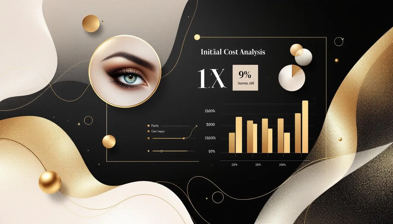 Análisis de costos iniciales para un salón de belleza.