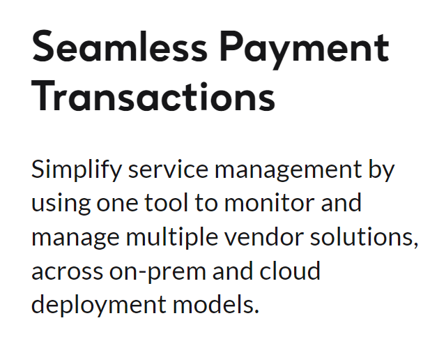 Seamless payment transactions