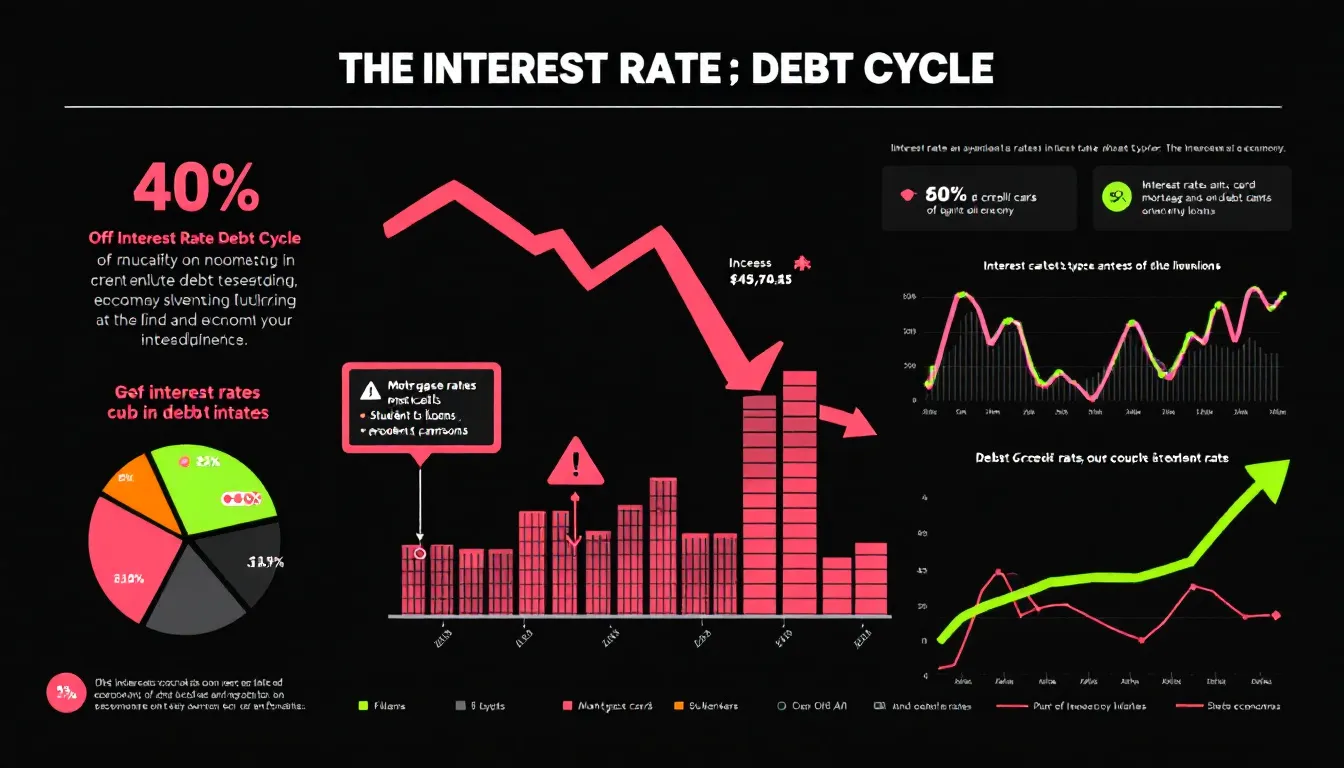 A chart illustrating the role of interest rates in debt management.