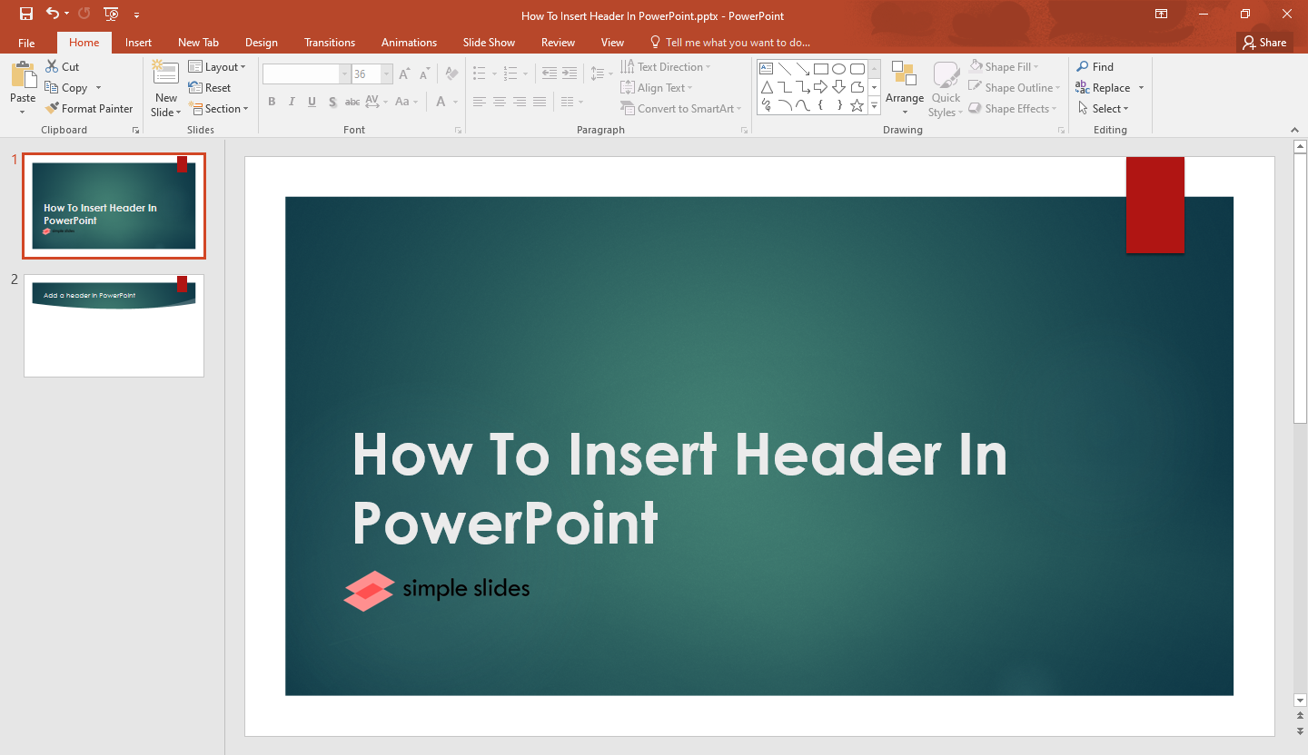 How To Add Header And Footer In Powerpoint Mac