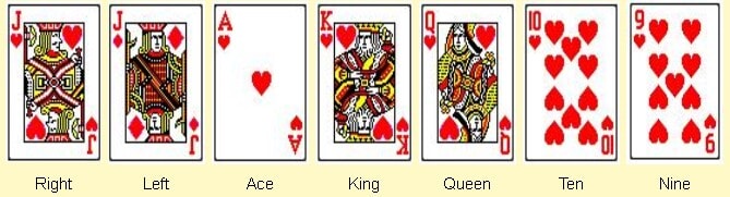 Euchre Card Ranks