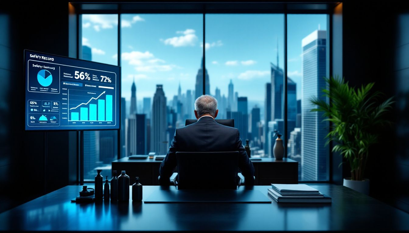 A person evaluating different insurance providers for their cleaning company.
