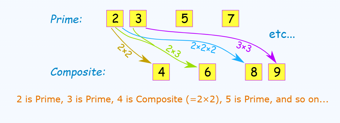 prime and composite numbers