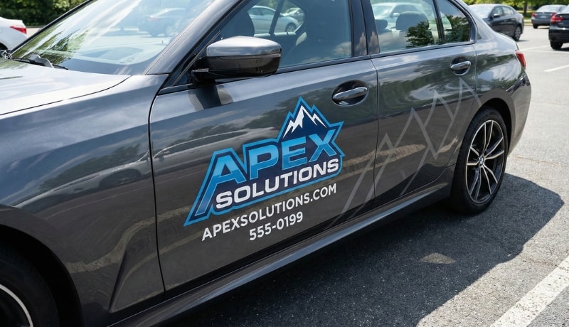 Minimum size of car decal