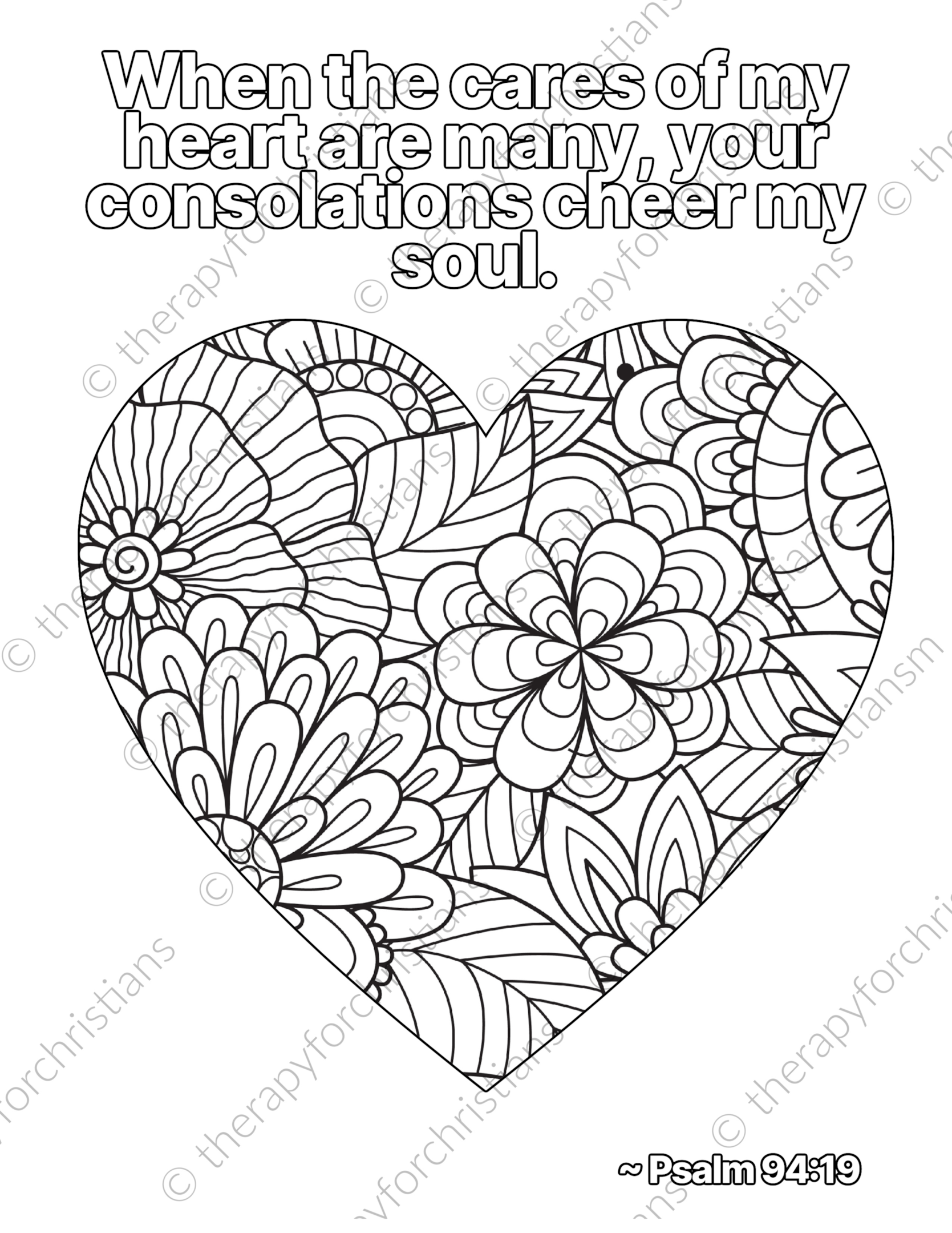 Bible verse coloring pages for adults 