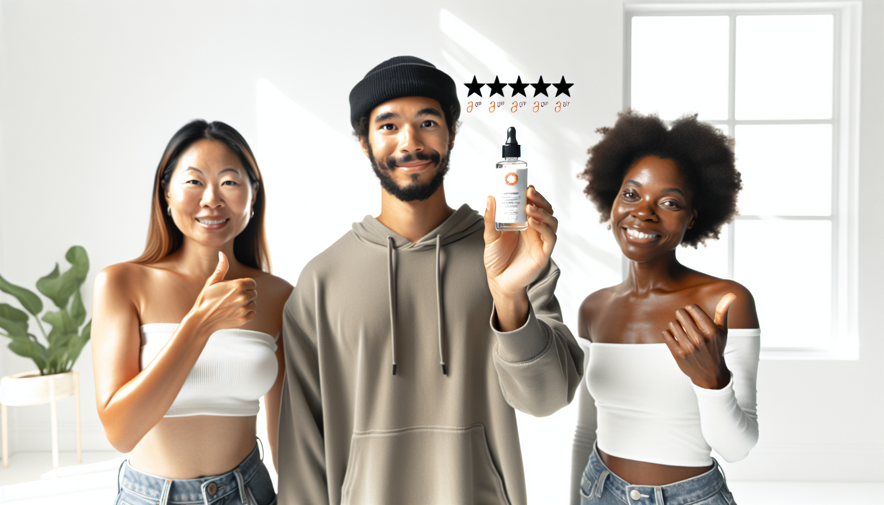 User holding a review rating of UMARY Hyaluronic Acid