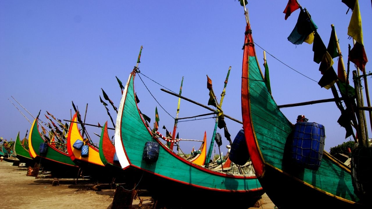 Boat, bright, Bangladesh 