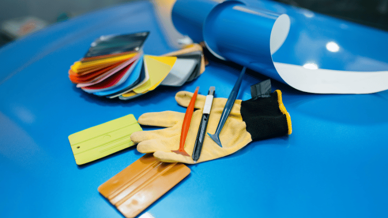 tools of car wrapping