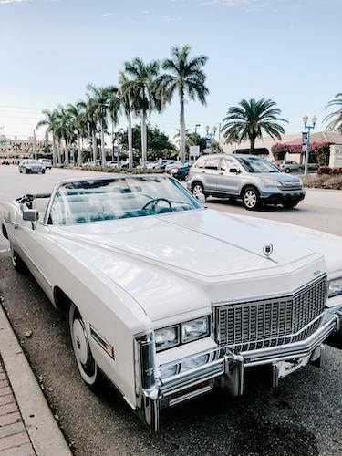 Classic cars at the final destination: Miami, Florida