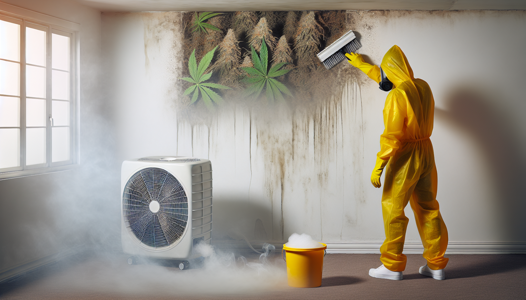Cleaning walls and ceilings to tackle stubborn smoke residue