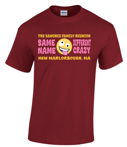 Family Funny Emoji: Same Name, Different Crazy