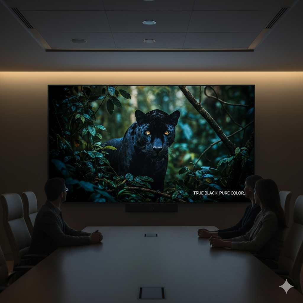oled panels perfect for high contrast and dark meeting rooms
