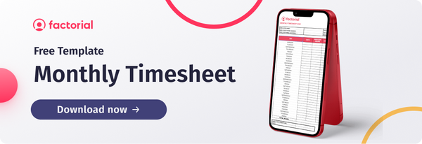 Download free monthly timesheet.