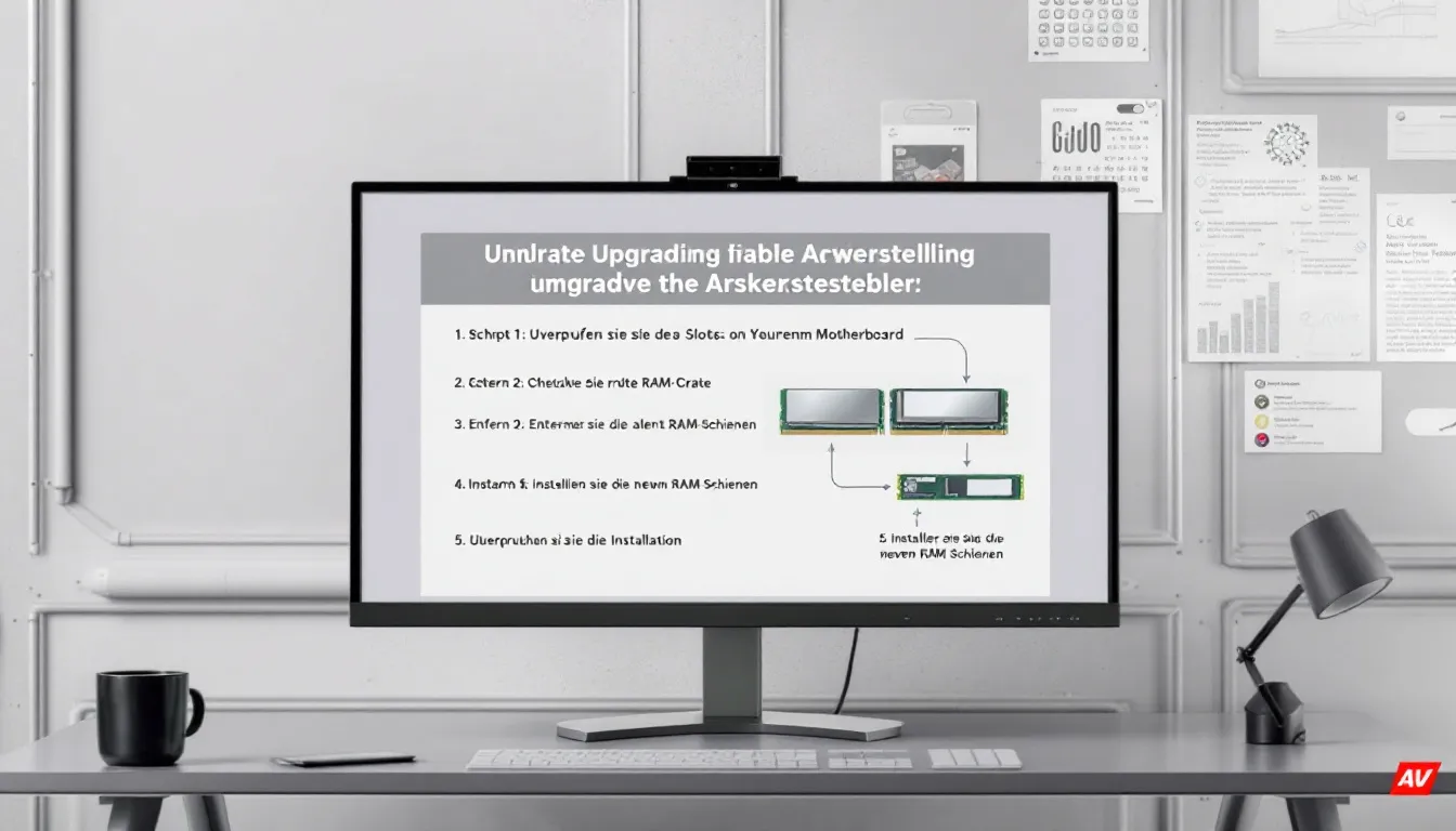 Arbeitsspeicher aufrüsten für eine bessere PC-Leistung.