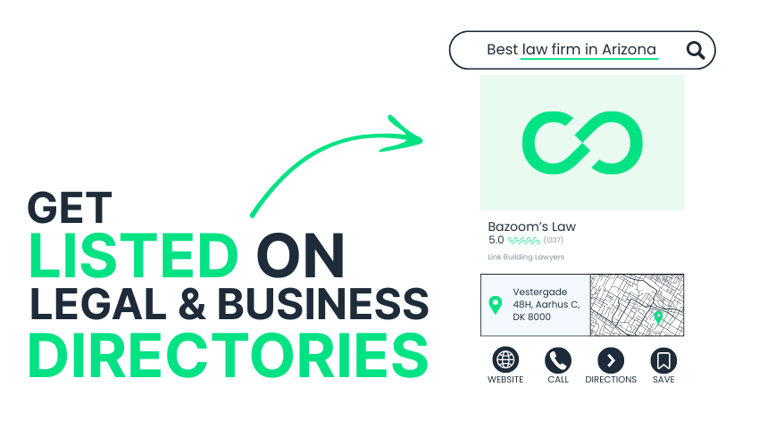 Get listed on Legal & Business Directories