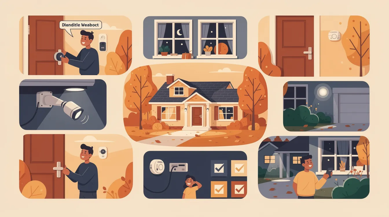 Fall security preparations for homes.