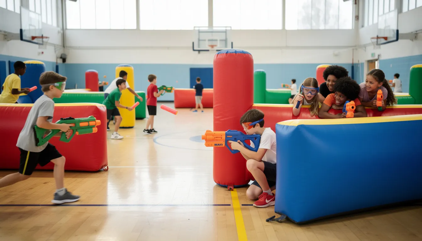 Nerf Gun Party Indoors: How to Save Your Event When Rain Ruins the Day - Party Planning guide for Los Angeles and San