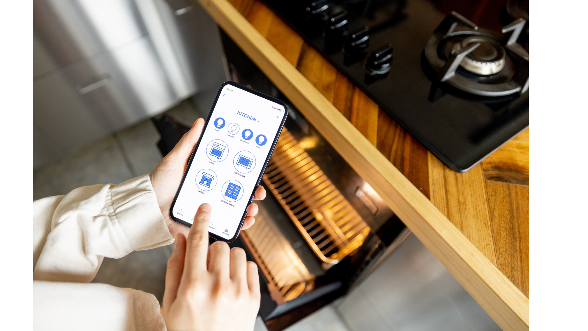 conventional oven / smart controlled devices