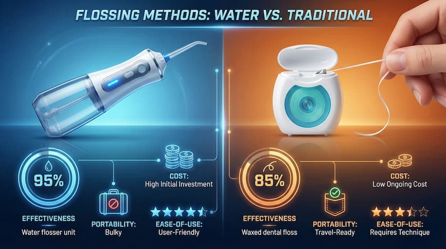 Head-to-Head: Pros and Cons of Water Flossers vs Traditional Floss