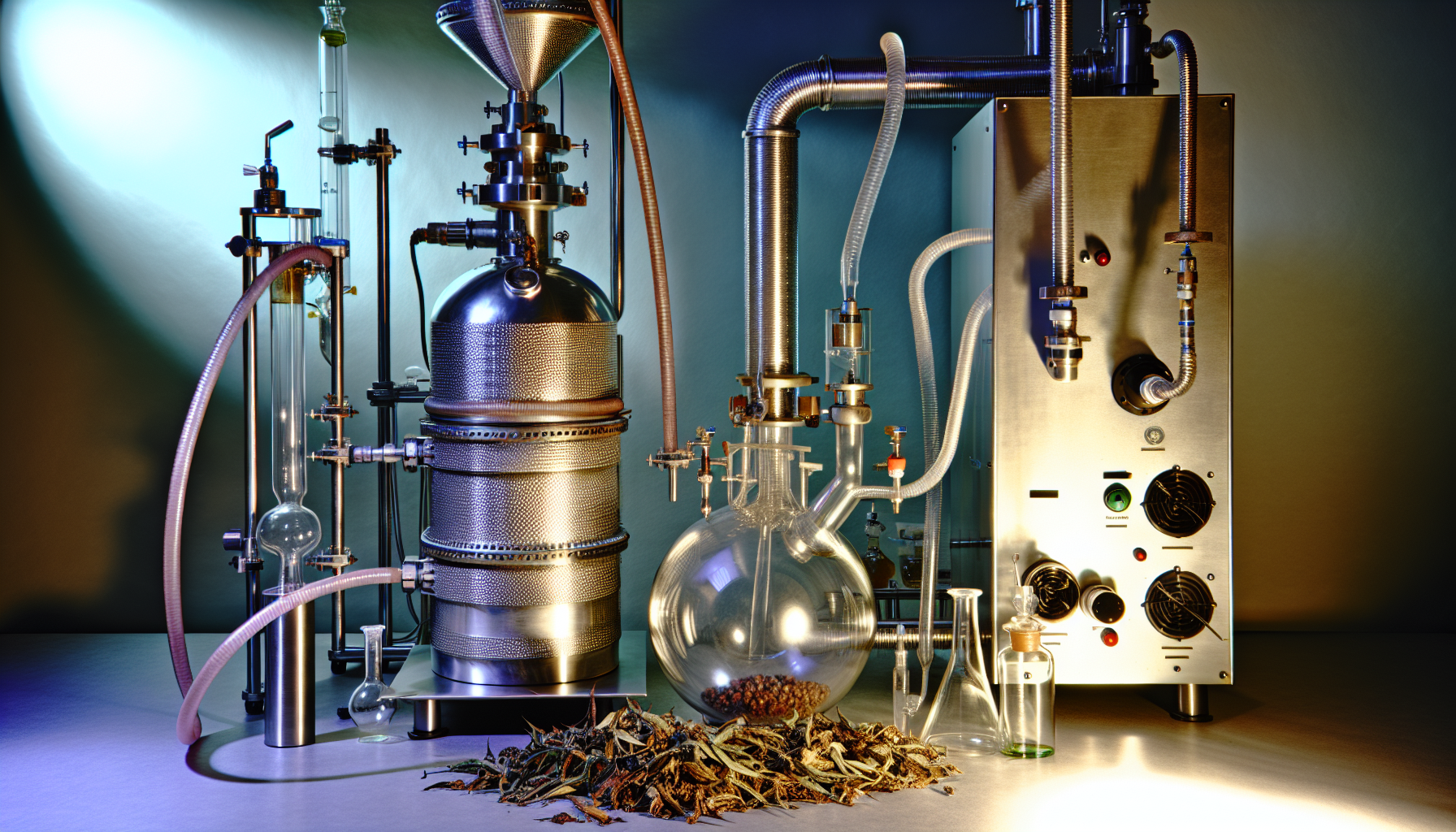 Photo of cannabis laboratory equipment