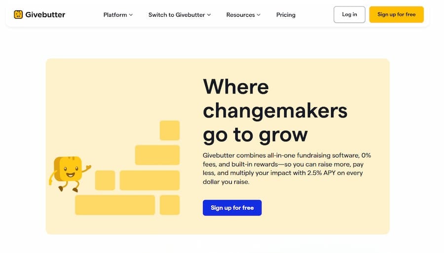 givebutter is one of the zeffy alternatives