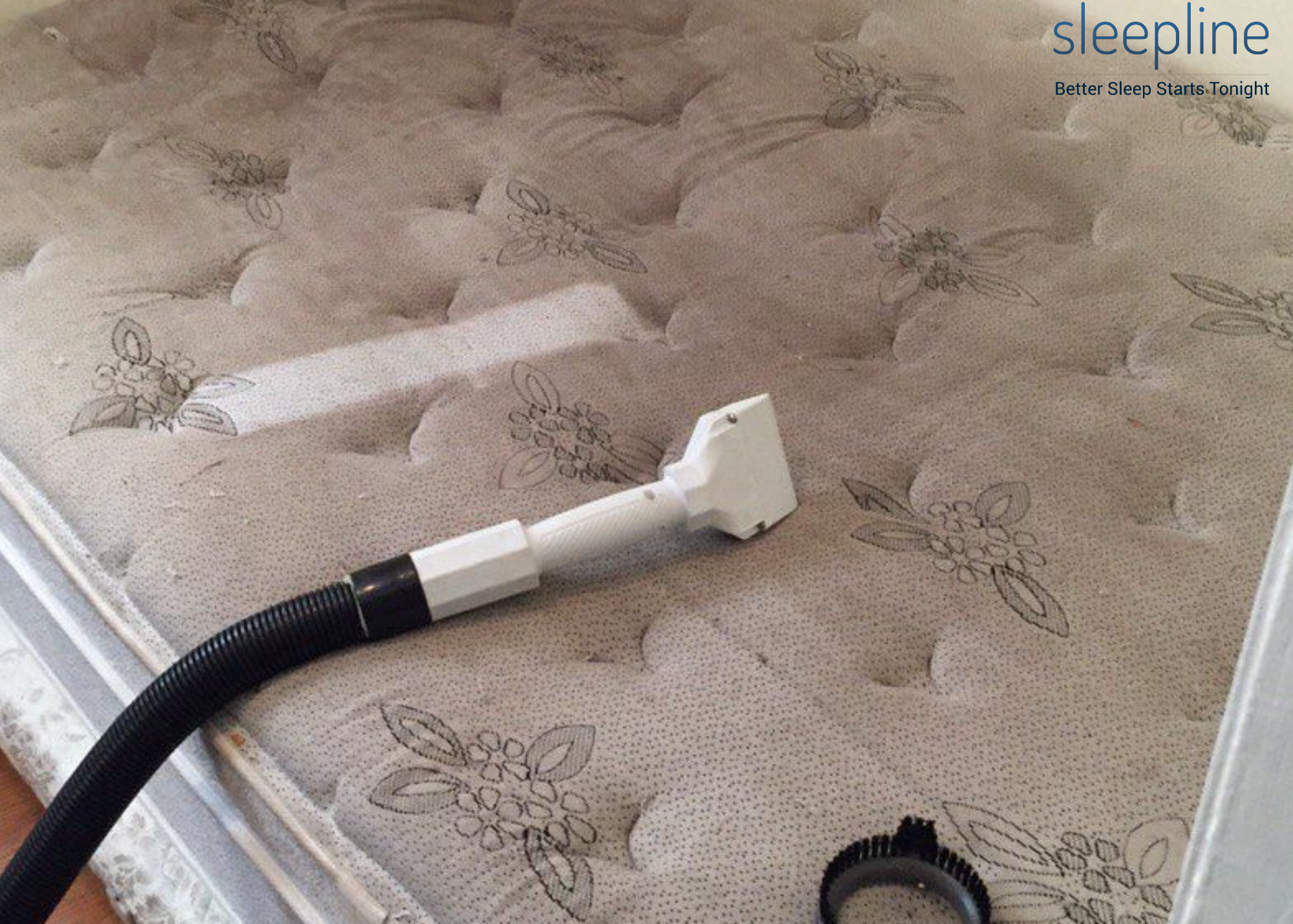 Professionally removing yellow stains from a mattress
