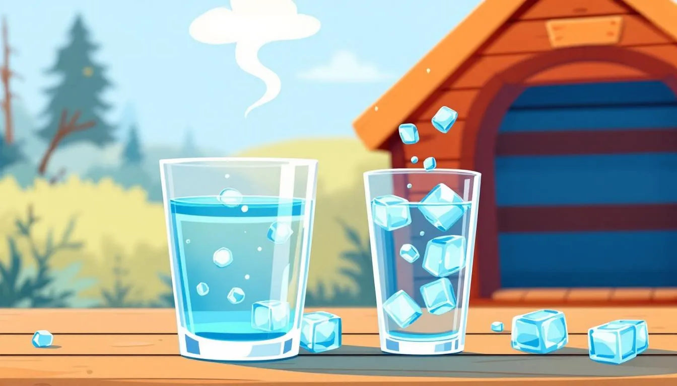 A refreshing glass of water beside a sauna, highlighting the importance of hydration during sauna sessions.