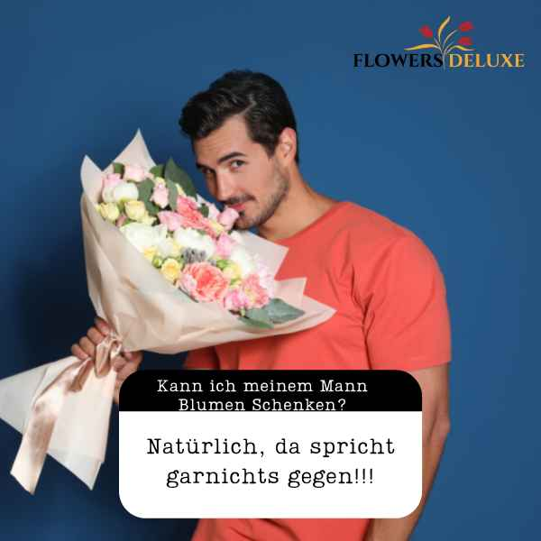 Kann man Männern Blumen schenken?
