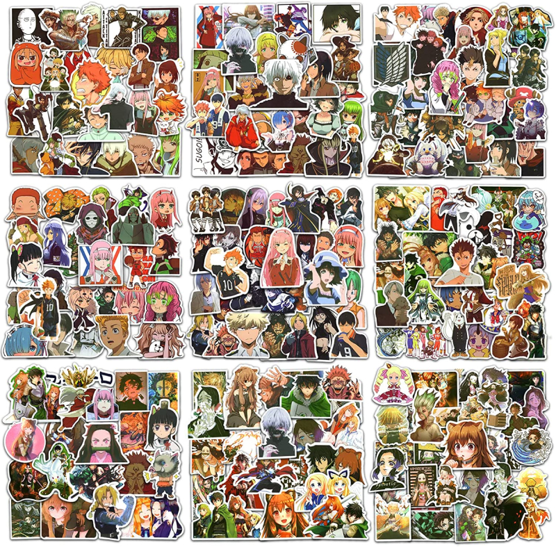 CoCube+ Anime Sticker Pack (300 Pieces)