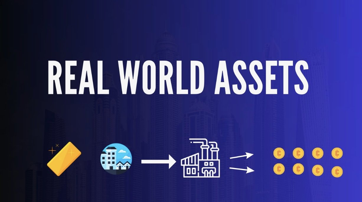 An image showcasing assets being tokenized.